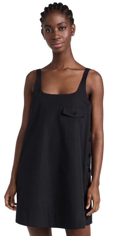 Lee Mathews Davey Mini Dress Black