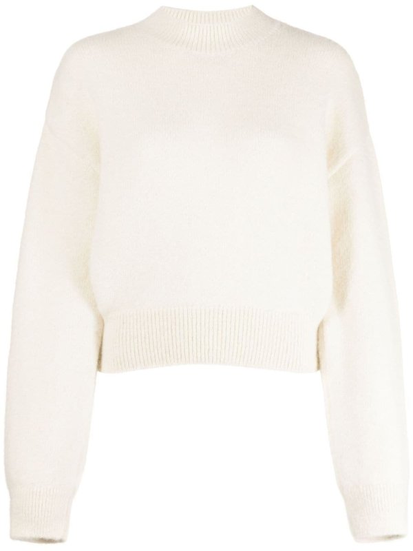 La Maille Jacquemus logo-intarsia jumper