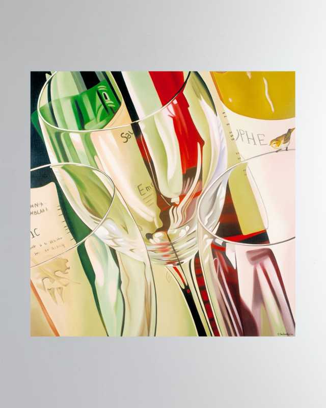"Bouteilles et Verres" Fine Art Print