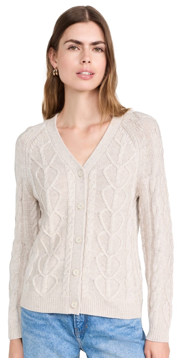Splendid Adore Cardigan Oat Heather
