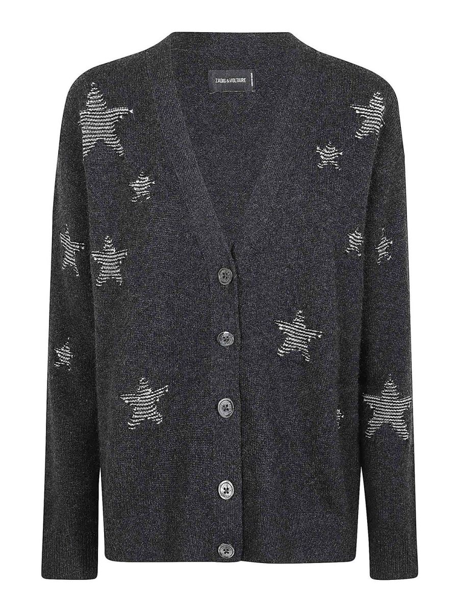 Zadig & Voltaire Cardigan - Gris Foncé