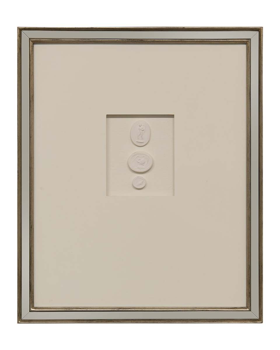 "Intaglio IX" Ivory Wall Decor