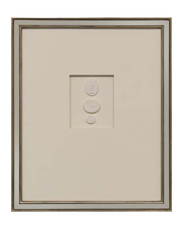 "Intaglio IX" Ivory Wall Decor