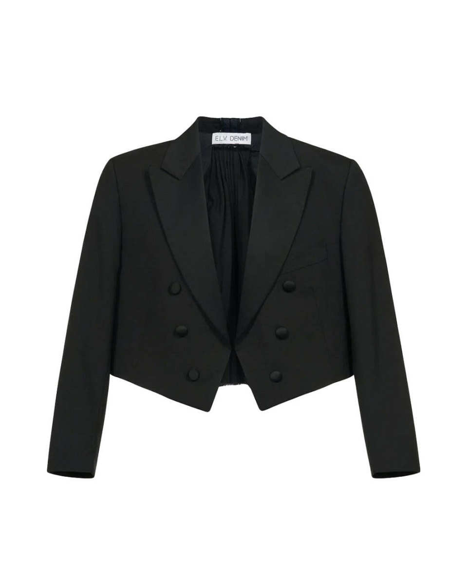 Oversized Pleated Tux