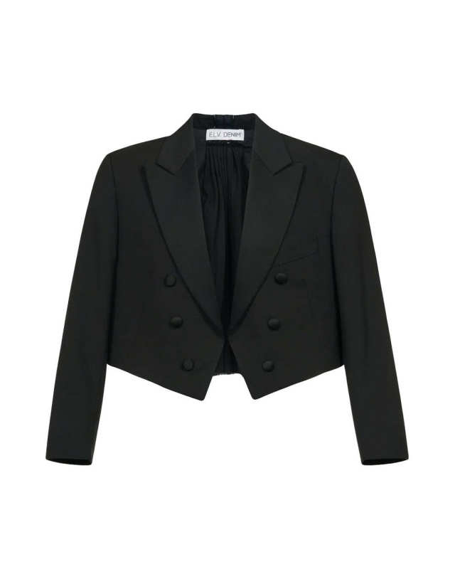 Oversized Pleated Tux