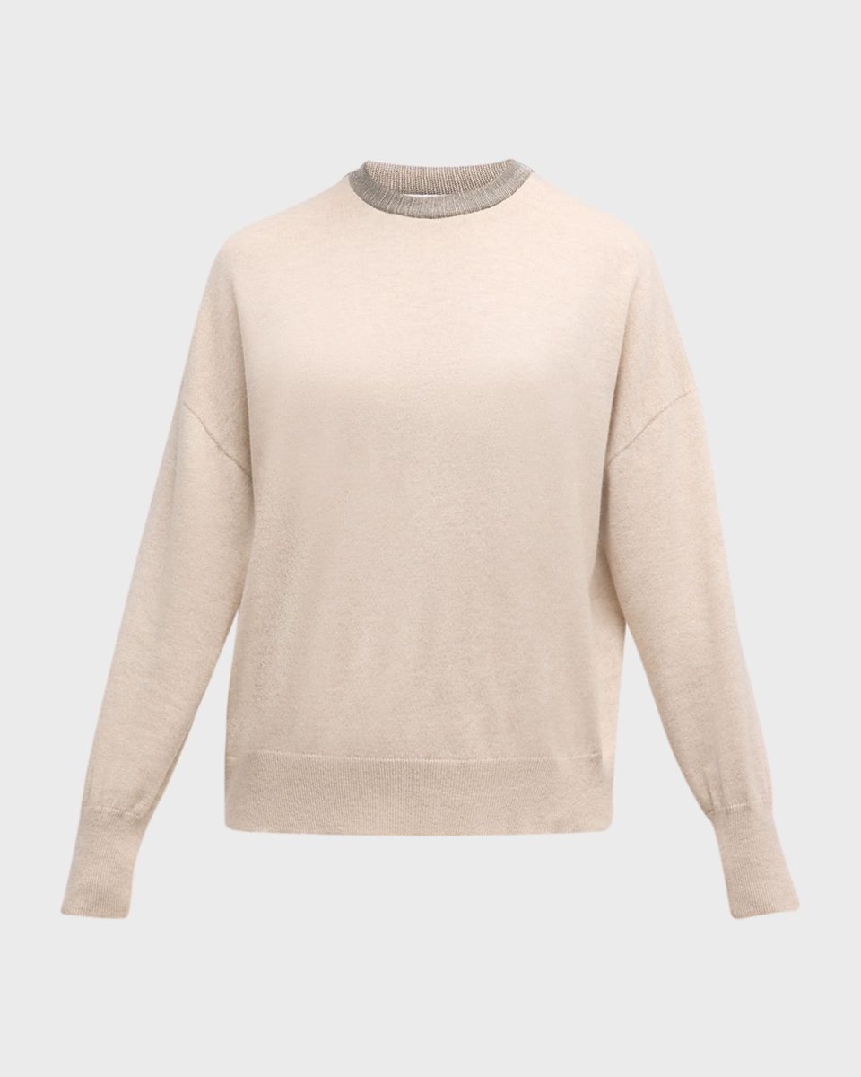 Thick Monili Crewneck Cashmere Sweat