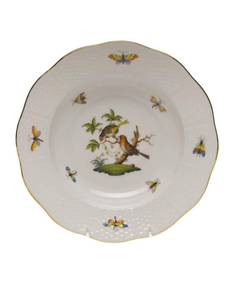 Rothschild Bird Motif 10 Rim Soup Plate