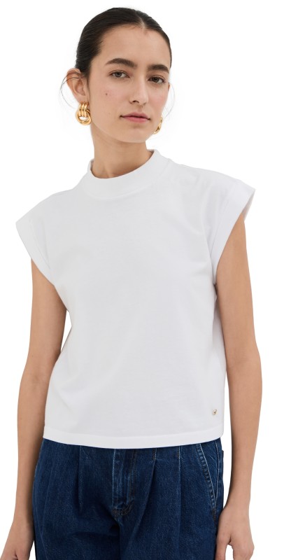 ANINE BING Caspen Tee White