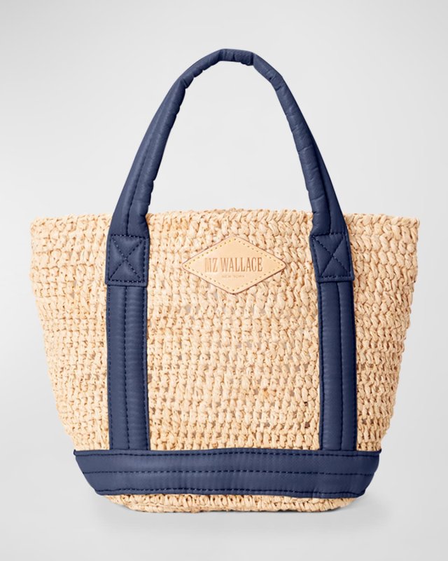 Mini Raffia Tote Bag