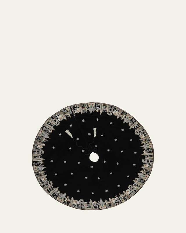 NYC Skyline Tree Skirt, 60"
