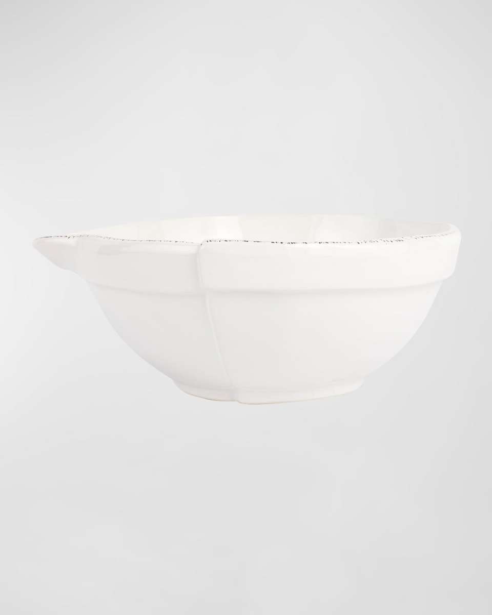 Lastra White Mixing Bowl, Medium