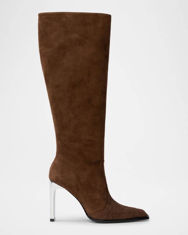Grand Suede Knee Boots