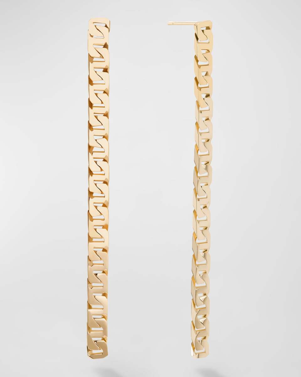 Mykonos Long Linear Earrings