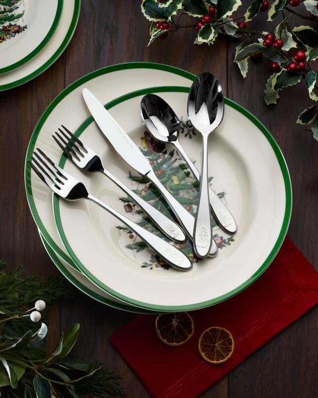 Christmas Tree Flatware Set