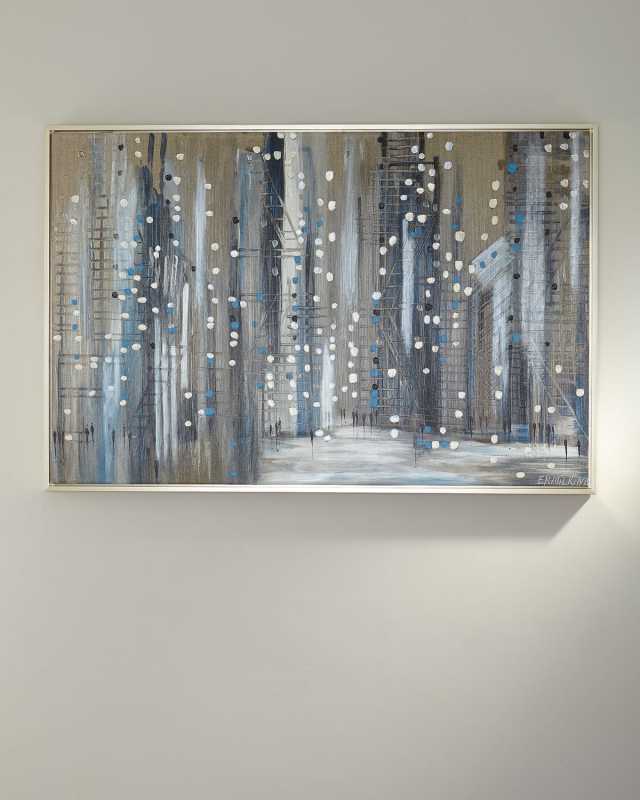 "Silver Night" Giclee Canvas Art by Ekaterina Ermilkina