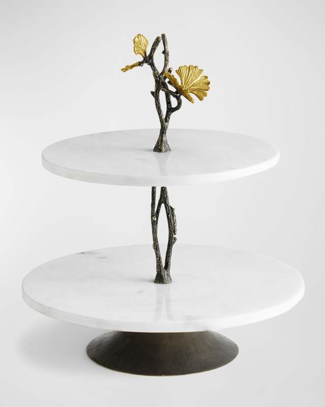 Butterfly Ginkgo Etagere Under counter