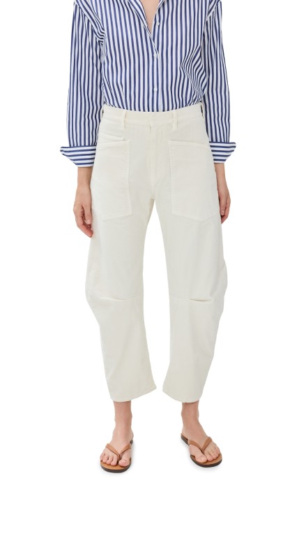Nili Lotan Shon Corduroy Pants Stone