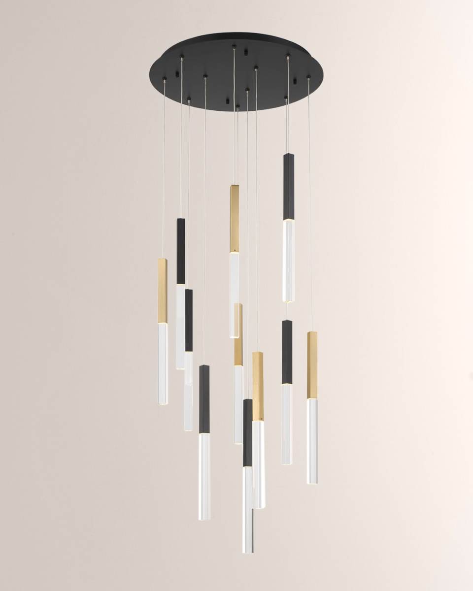 Benicia LED Chandelier, 22" Round