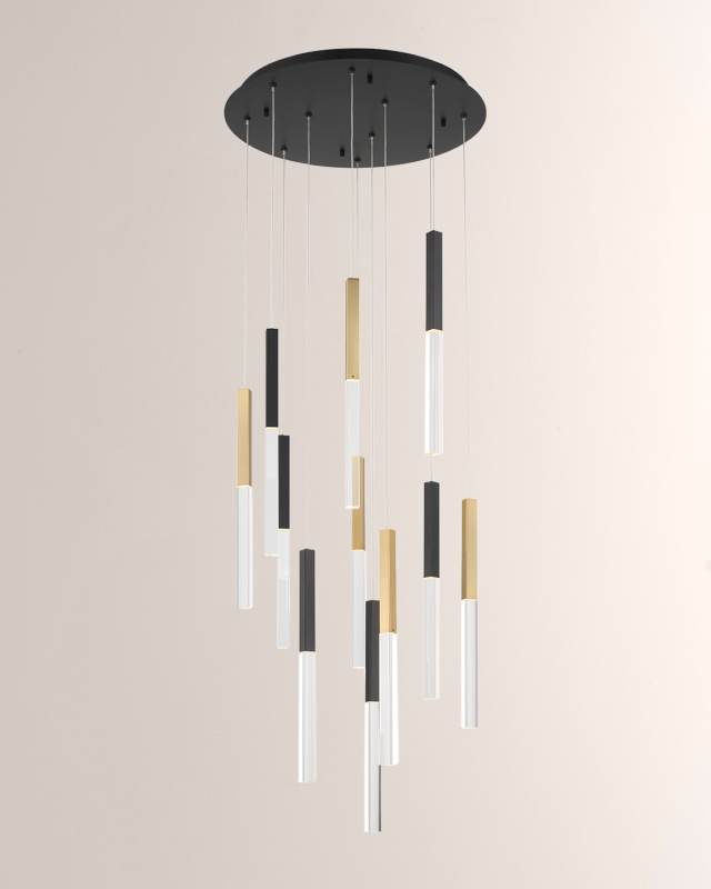 Benicia LED Chandelier, 22" Round