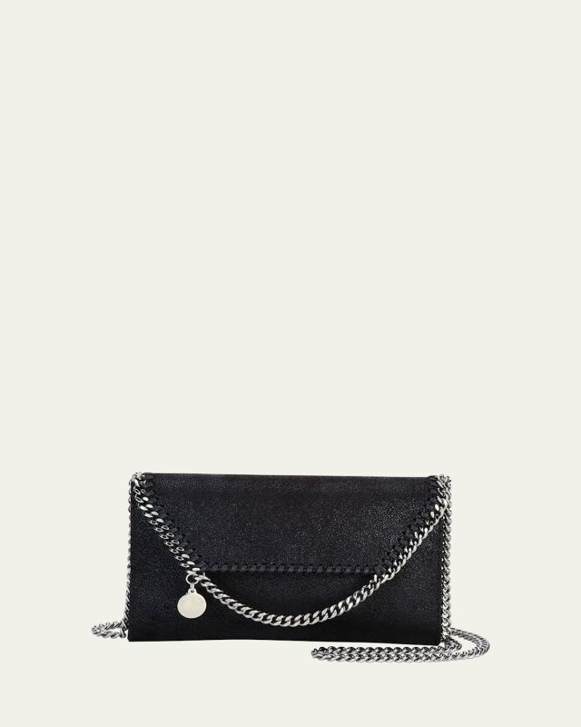 Falabella Mini Vegan Leather Wallet on Chain