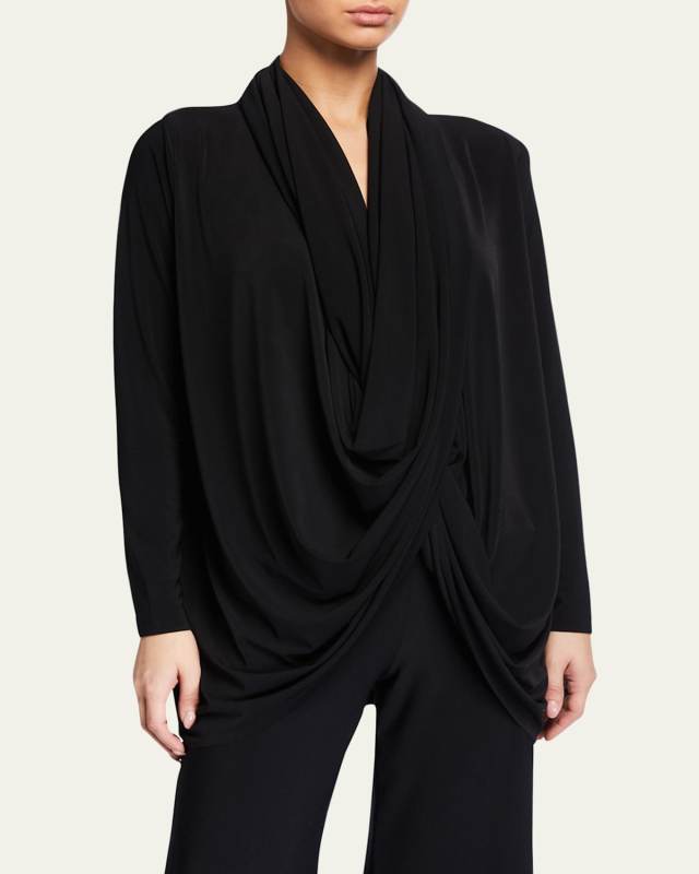 Jersey Wrap Cardigan