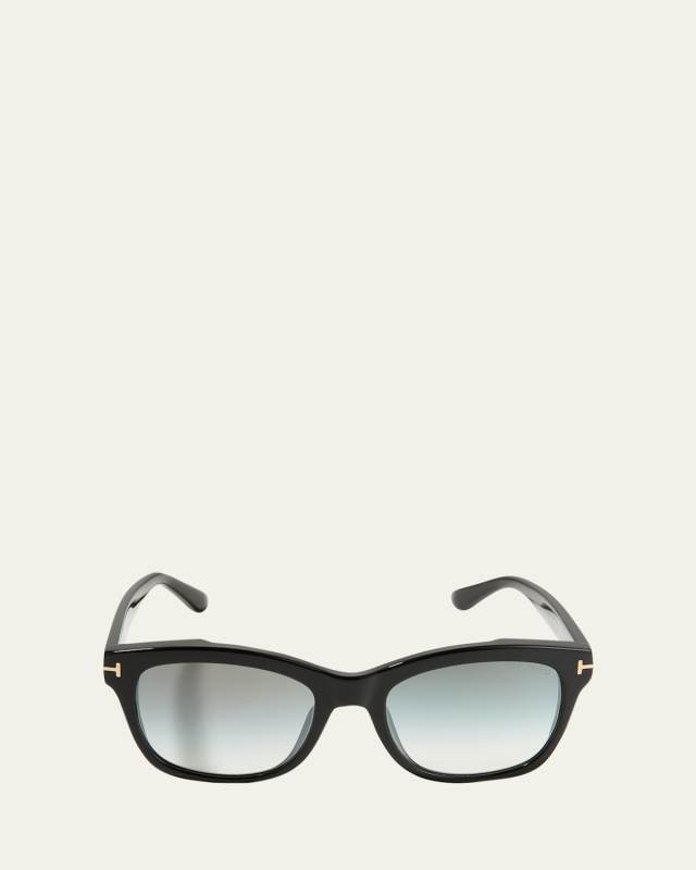 Lauren-02 Gradient Square Acetate Sunglasses