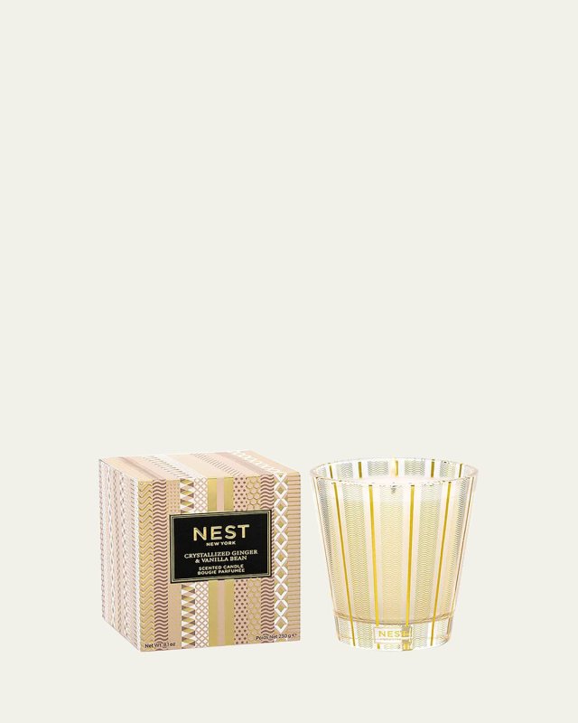 8.1 oz. Crystallized Ginger & Vanilla Bean Classic Candle