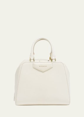Givenchy Antigona Cube Mini Top-Handle Bag in Shiny Tumbled Leather