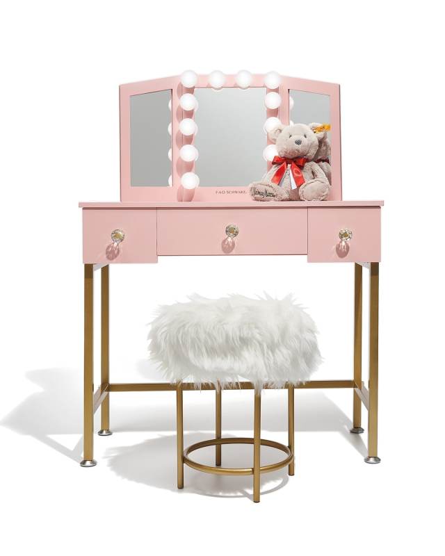 Kid's Glam Vanity and Stool