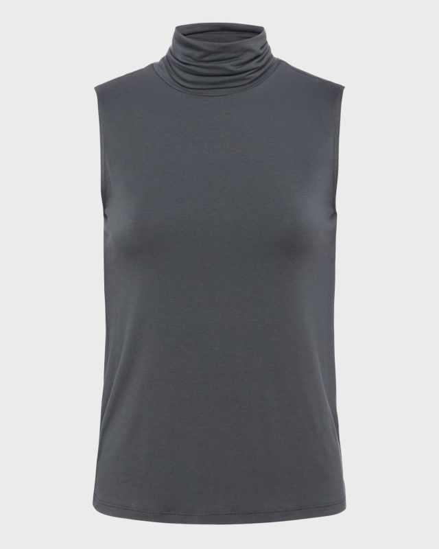 Ceci Sleeveless Turtleneck Top
