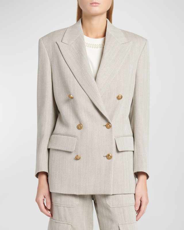 Journey Herringbone Boyfriend Jacket