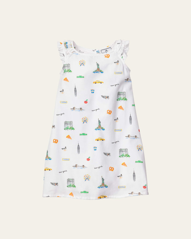 Girl's Amelie New York! New York! Nightgown, Size 6M-14