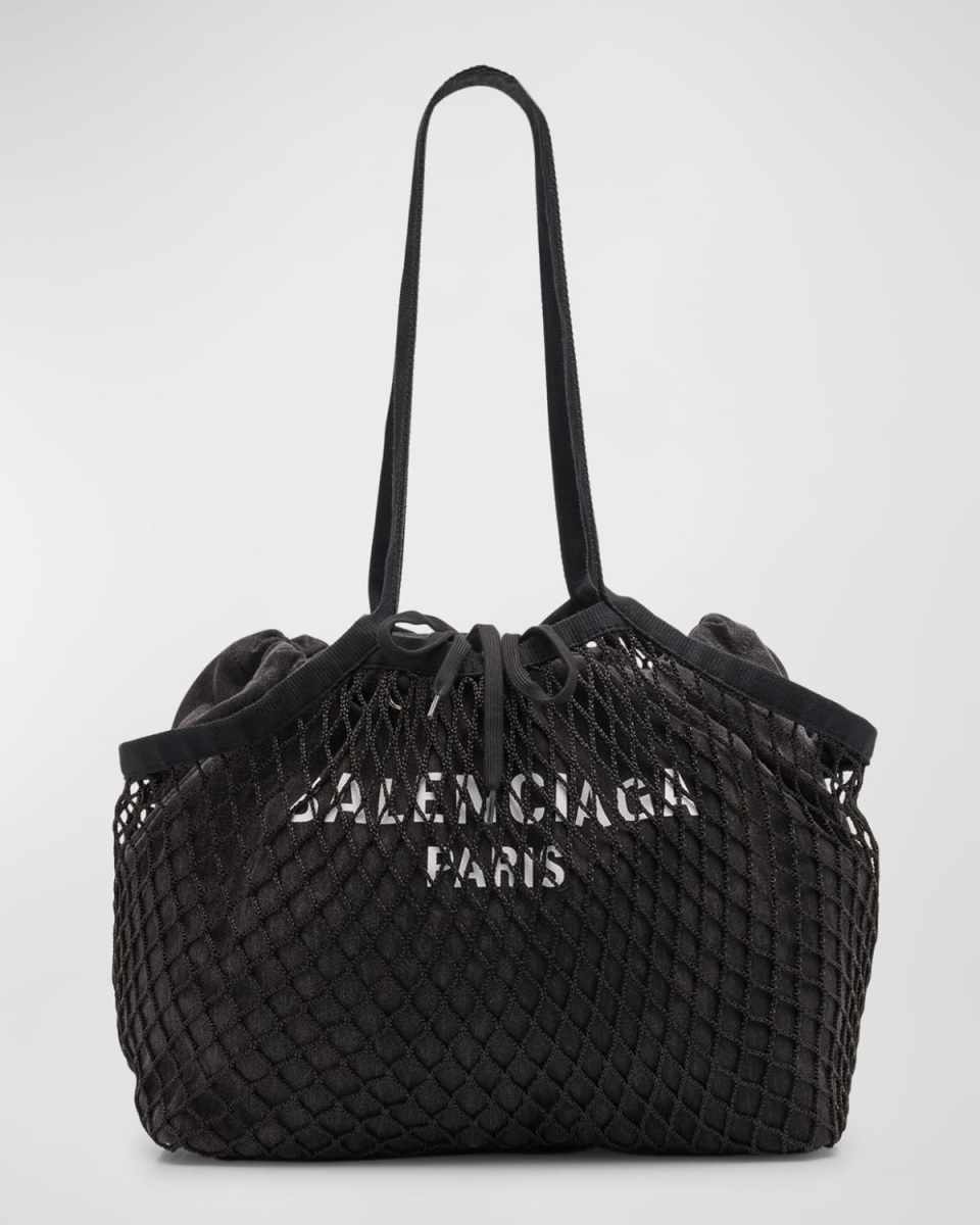 24 Fishnet Canvas Tote Bag