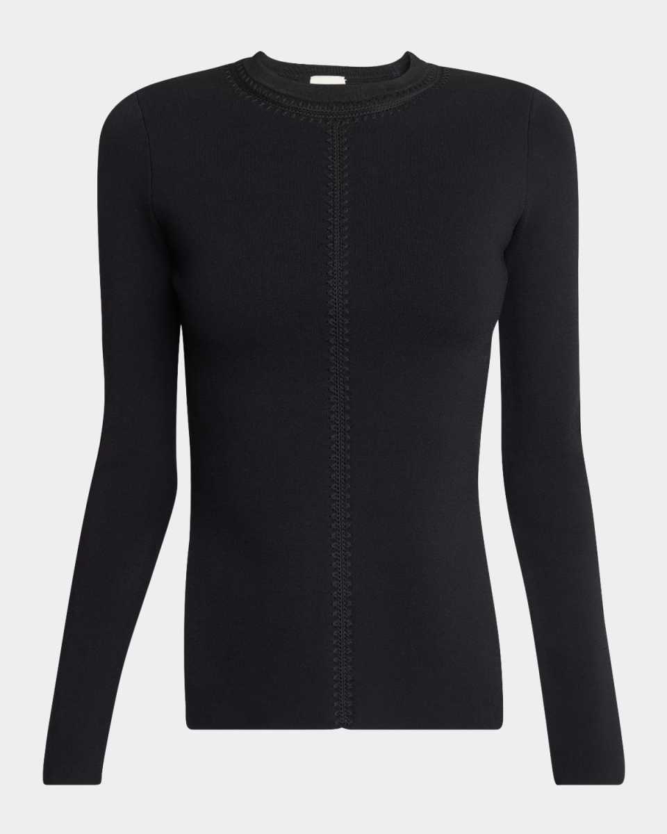 Emile Stitched Side-Slit Top