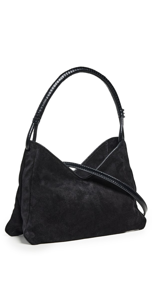 STAUD Valerie Shoulder Bag Black