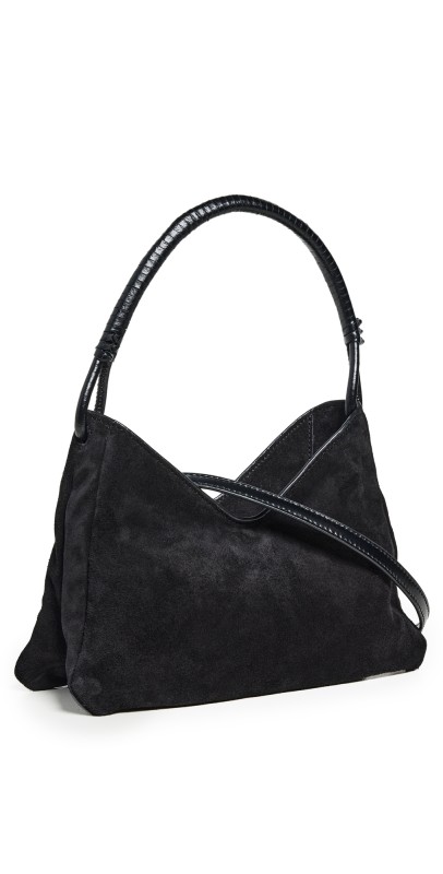 STAUD Valerie Shoulder Bag Black