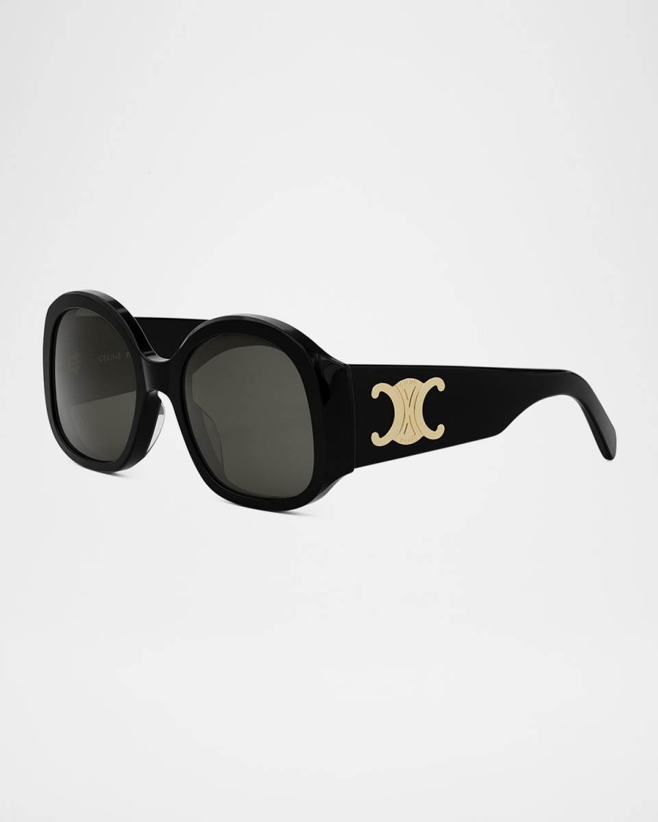 Max Triomphe Round Acetate Sunglasses
