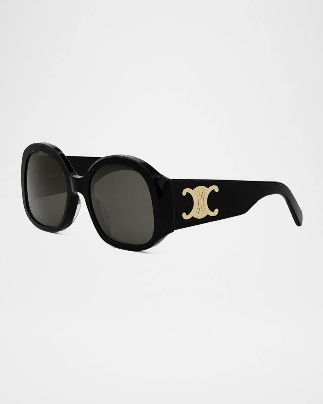 Max Triomphe Round Acetate Sunglasses