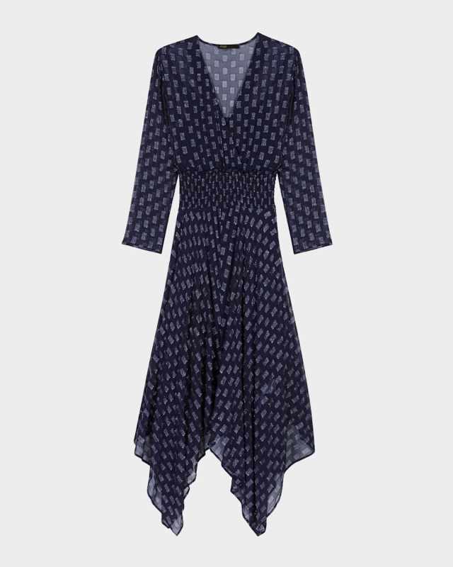 Rayemona Monogram Clover High-Low Dress