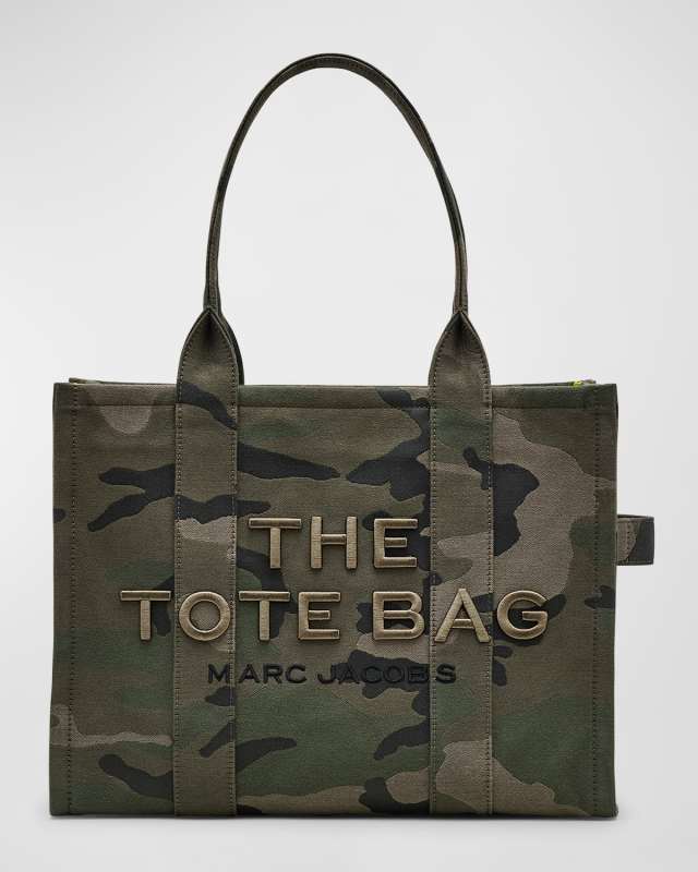 The Camo Jacquard Large Tote Bag