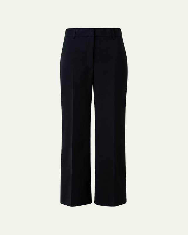 Flora Cropped Wide-Leg Pants