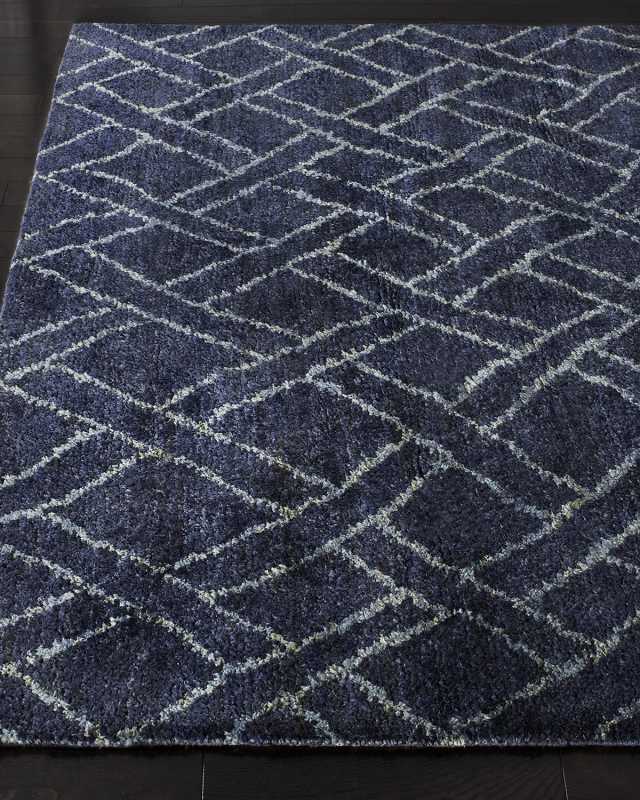 Fairfield Indigo Rug, 5' x 8'