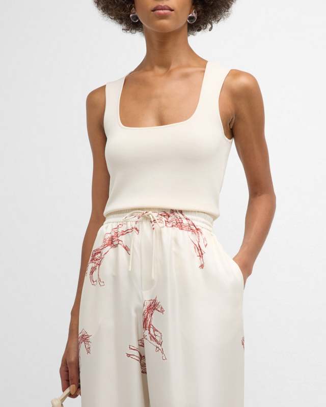 Knit Bustier Tank Top