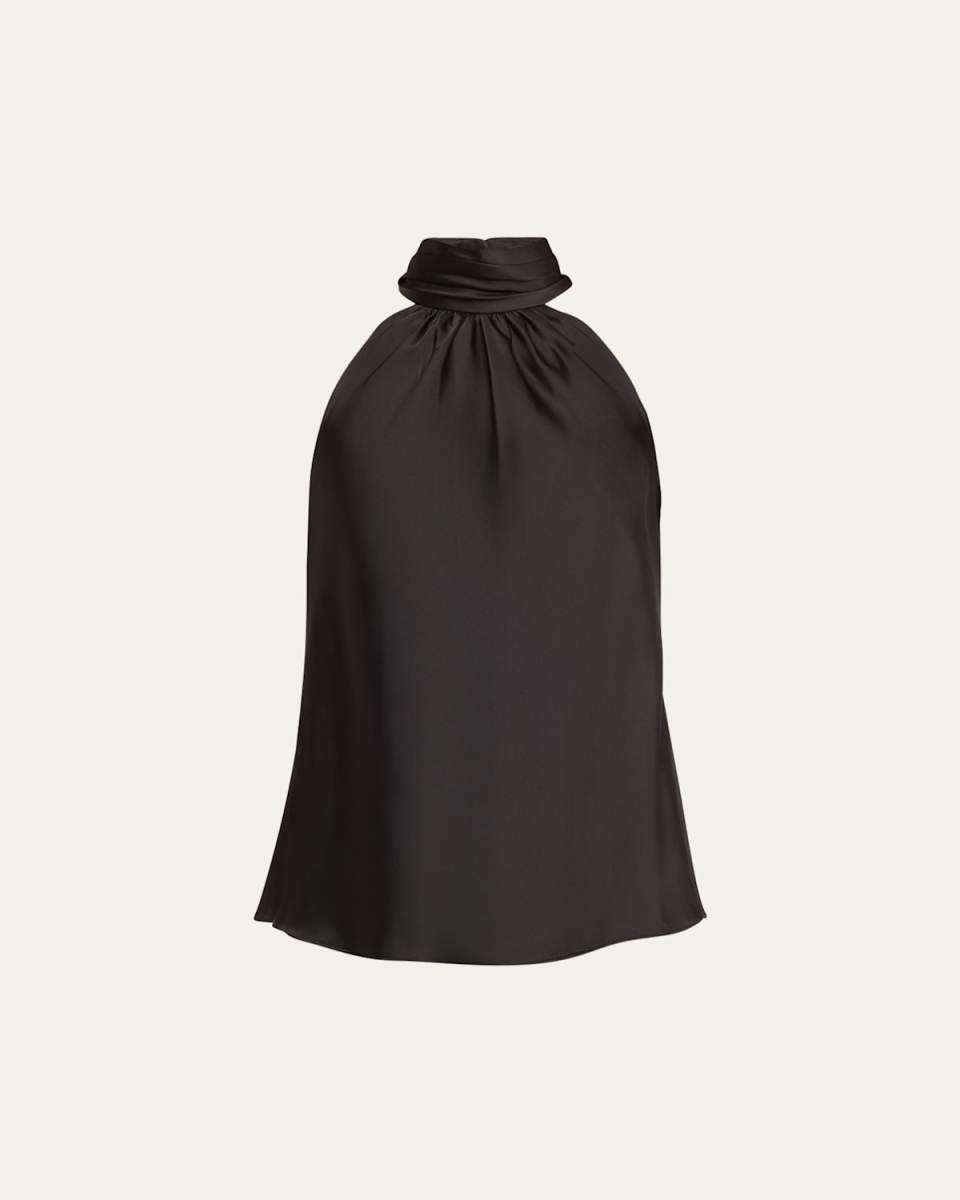 Thea Cutaway-Shoulder Halter Top