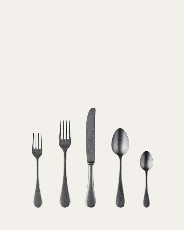 Vintage Champagne 5-Piece Flatware Setting