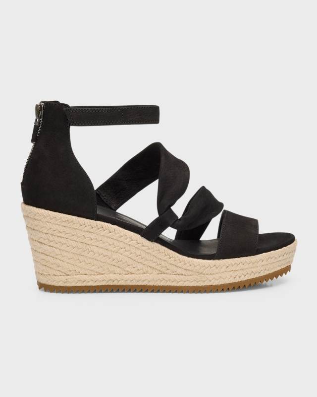 Wisp Suede Wedge Espadrilles