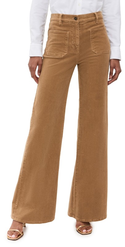 Nili Lotan Florence Corduroy Pants Eagle Eye