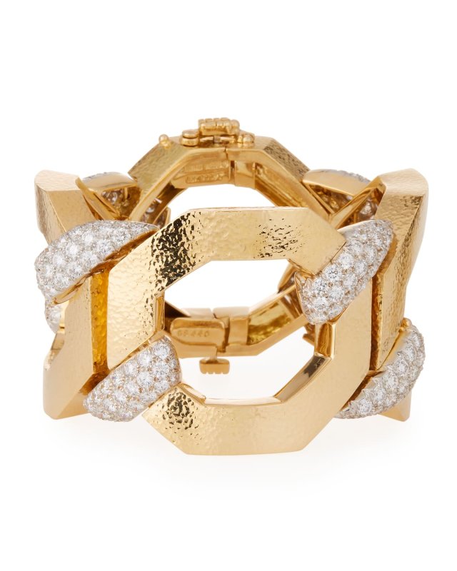 57th 18k Juno Diamond-Link Bracelet