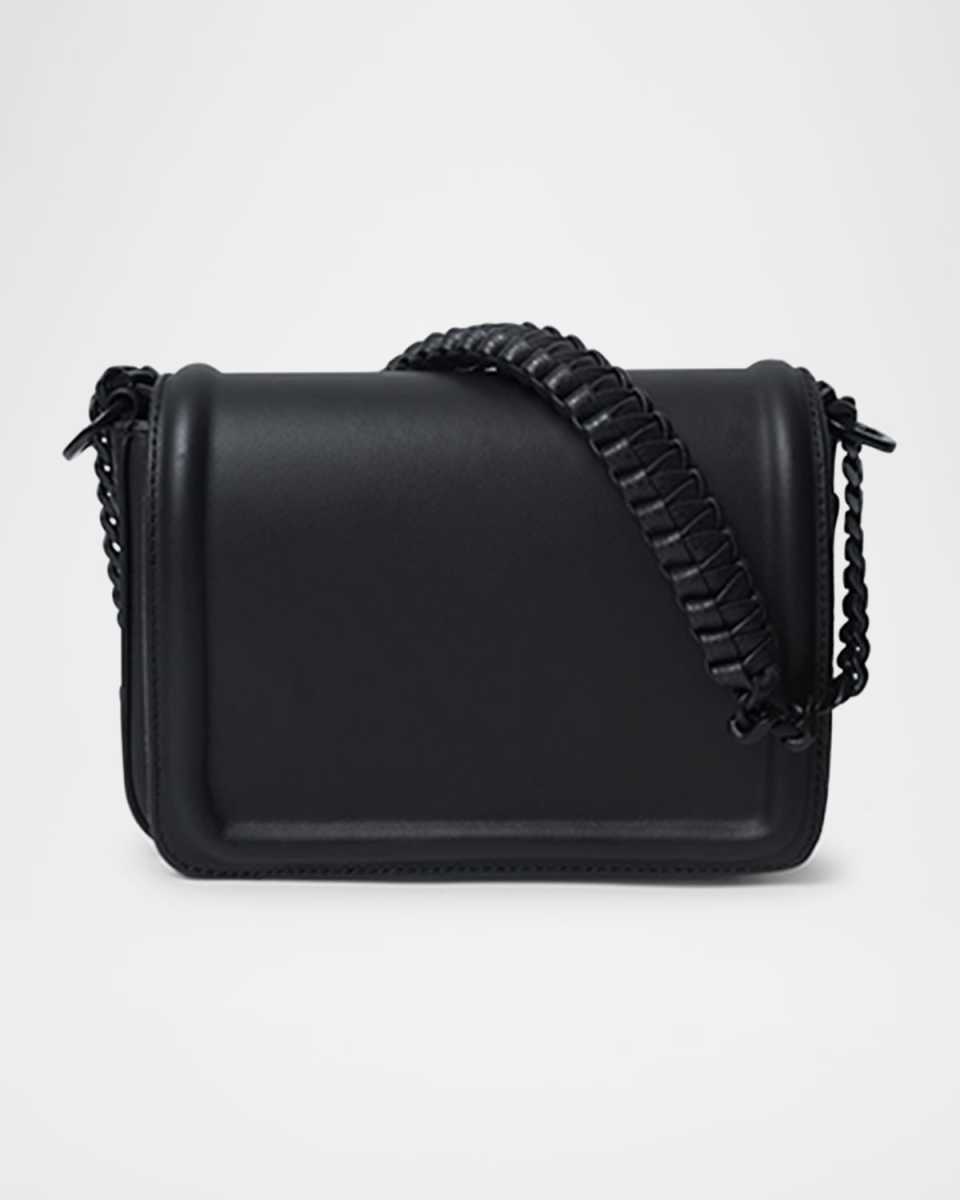 Mini Box Flap Leather Shoulder Bag