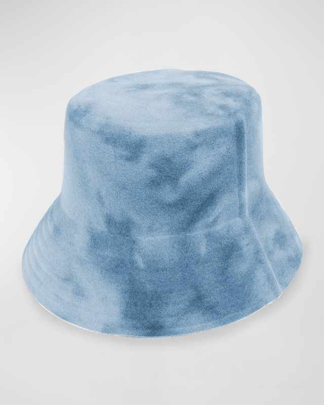 Becky Tie-Dye Felt Bucket Hat
